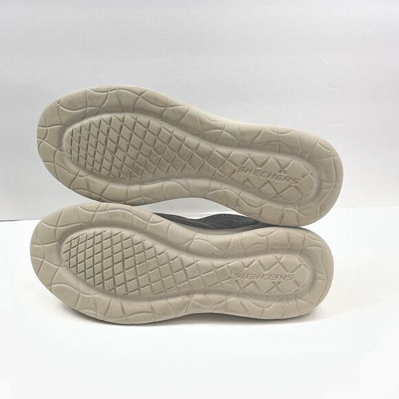 Skechers Shoes Mens 9.5 Khaki Mesh Slip On Lattimore Warner Casual Arch Fit main image 4